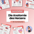 LernZettel 'Anatomie des Herzens'